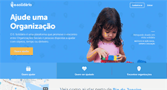 Desktop Screenshot of e-solidario.com.br
