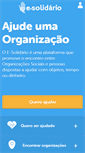 Mobile Screenshot of e-solidario.com.br